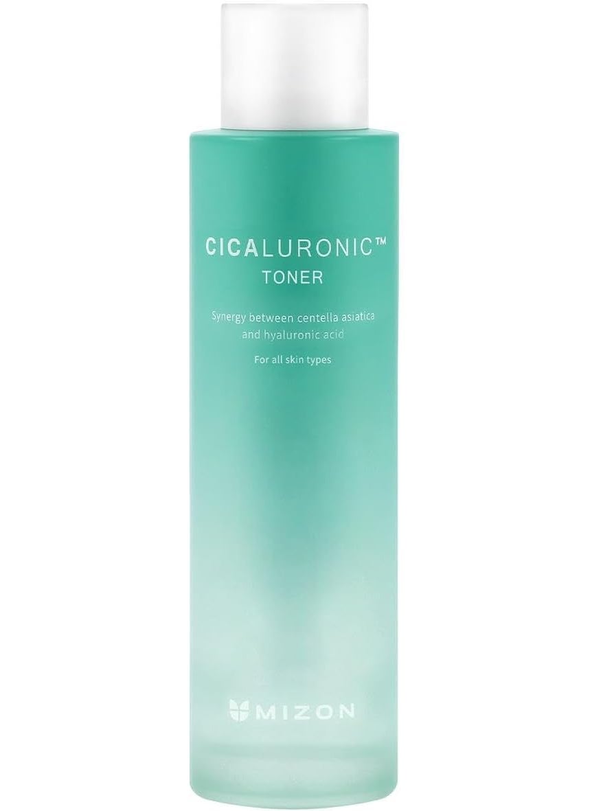 MIZON Cicaluronic Toner Centella Asiatica Hyaluronic Acid 90 Natural Ingredients Niacinamide Adenosine Long Lasting Hydration Korean Skincare 150ml507fl oz