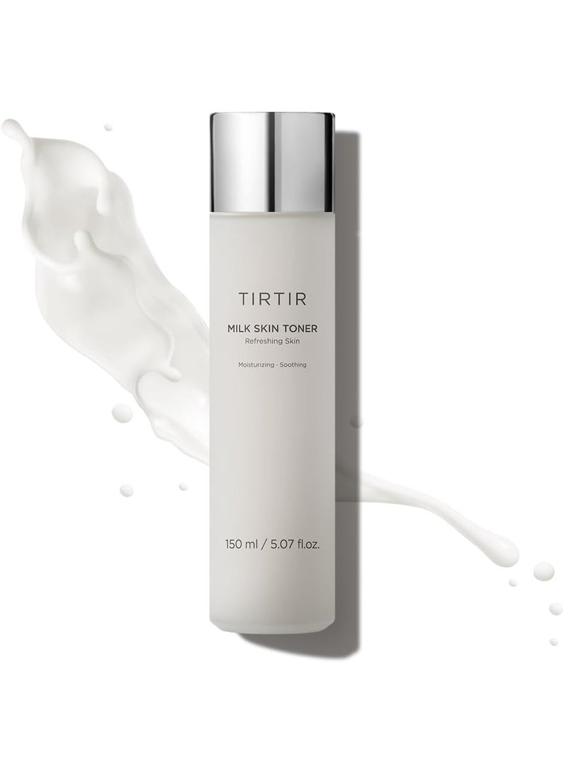 TIRTIR Milk Skin Rice Toner  Deep Moisturizing Hydrating Toner for face Niacinamide Ceramide Rice Bran Extract NatureOriented Ingredients for Korean Skin Care Vegan 507 floz