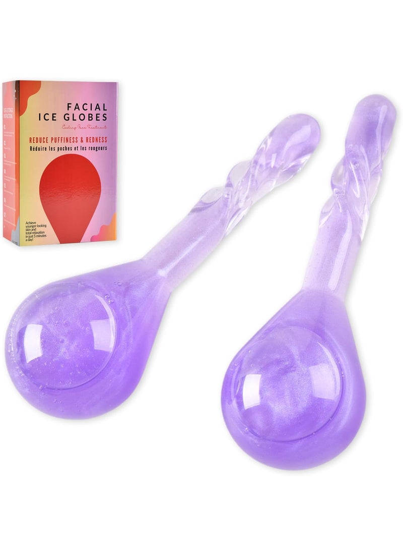 Facial Ice Globes Ice Globe for Face Eye Neck Skin Care Tool to Reduce Eye Puffy Face Redness Antiaging Cooling Ball Cryotherapy Beauty Kit