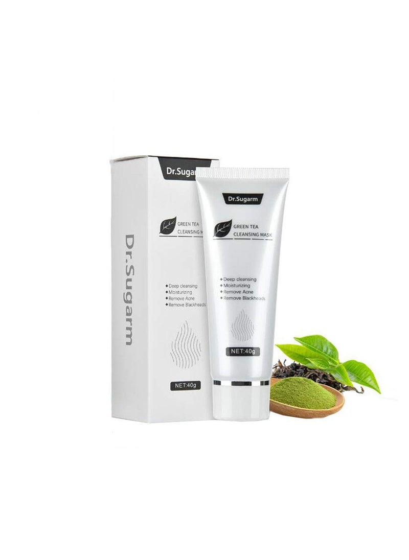 Green Tea Face Peel Mask Blackhead Remover Acne Deep Cleansing Mask Skin Care Mask Exfoliating  RepairReduces Fine Lines Wrinklesfor Any Skin Types