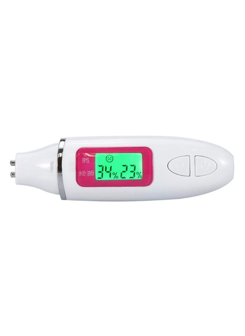 Skin Analyzer Facial Skin Tester 2 Colors Skin Sensor Tester Facial For Water Oil Analyzer White