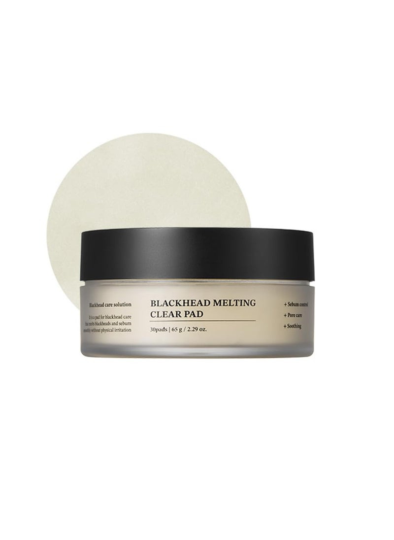 SUNGBOON EDITOR Blackhead Melting Clear Pad 65g(30 counts) | Blackhead Remover Pad, Pore Minimizing | Deep Cleansing & Pore Unclogging | Clears Blackhaed | Korean Skincare