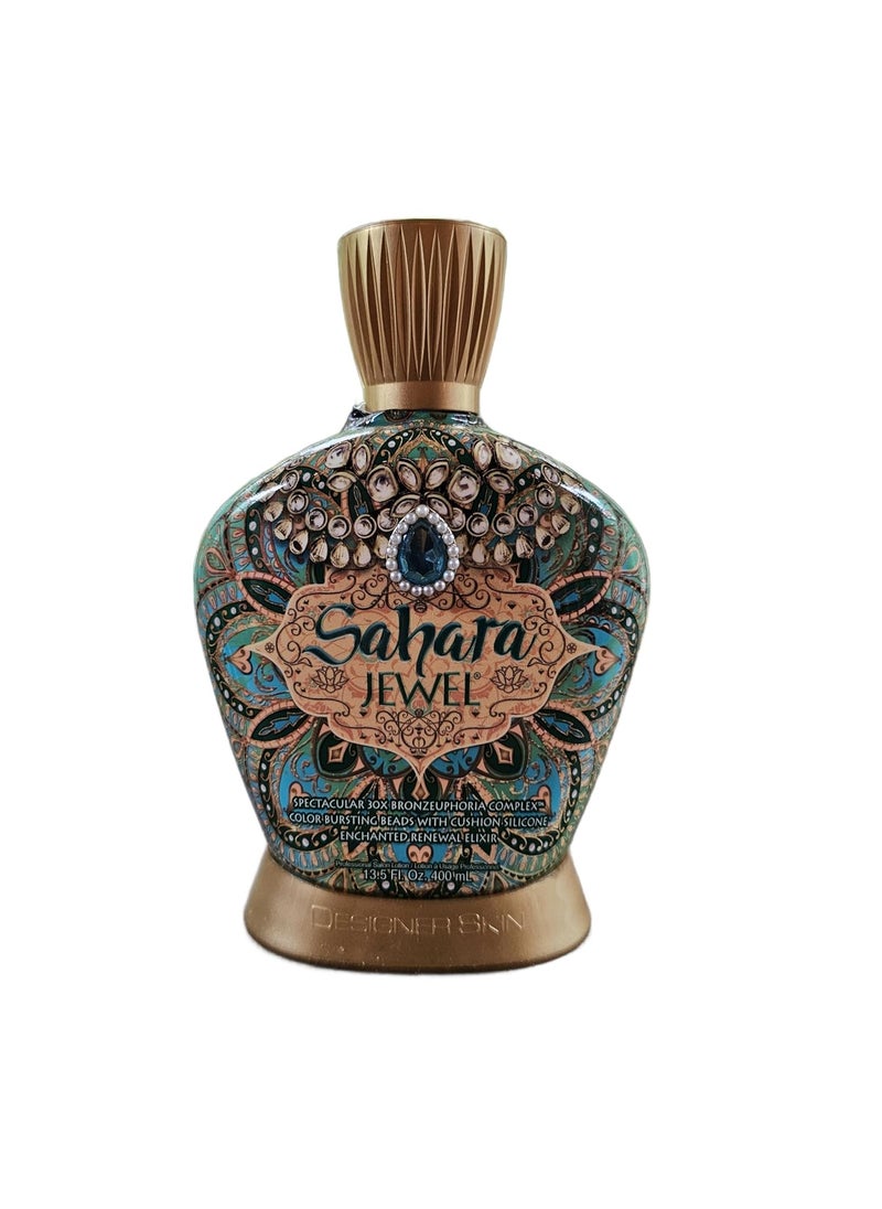 Australian Gold Designer Skin SAHARA JEWEL Spectacular 30x Bronzer Tanning Lotion  135 oz Green