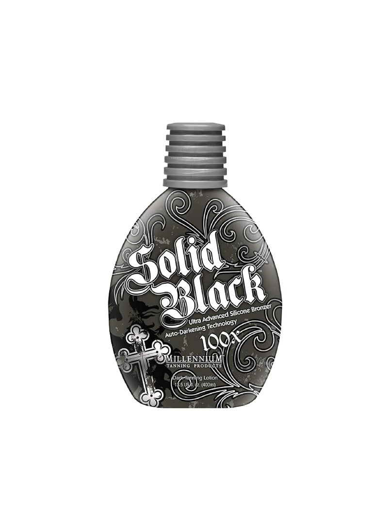 Millennium Tanning Solid Black 100X Indoor Tanning Lotion for Tanning Beds 135 Fluid Ounces
