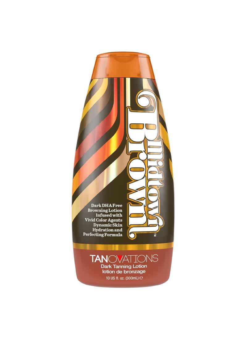 Tanovations Midtown Brown  Antioxidant Rich Radiance Boosting Dark DHA Free Browning Dark Tanning Lotion