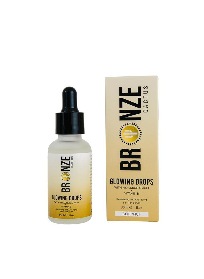 Self Tanning Glowing Drops  Mixes With Moisturizer Rich With Fatty Acids  Vitamin E  Tightens  Brightens Skin ToneComplexity