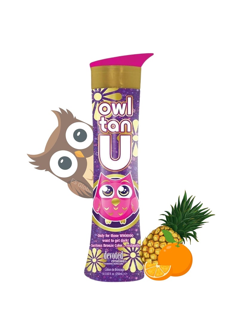 Devoted Creations OWL TAN U Instant Bronzer Lotion  85 oz