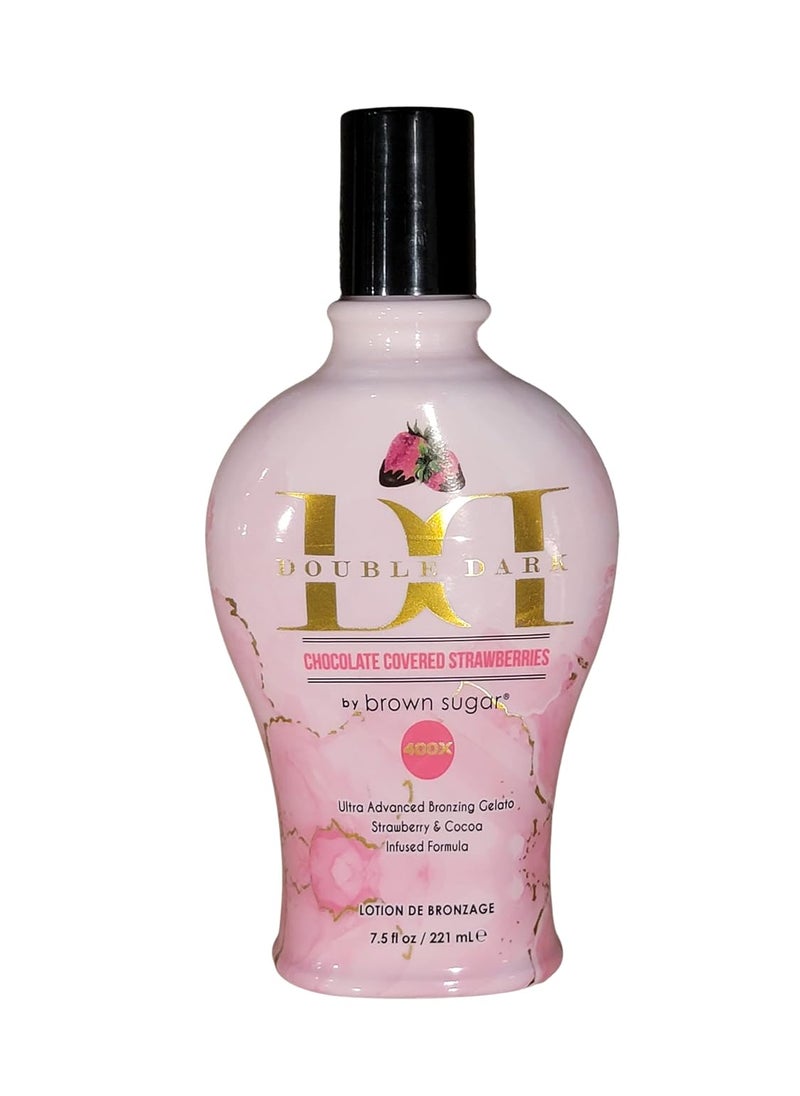 Double Dark Chocolate Covered Strawberries 400X Bronzing Lotion 75 ounce