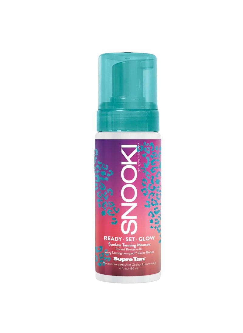 Supre Snooki Ready  Set  Glow Sunless Mousse 6oz Bronze