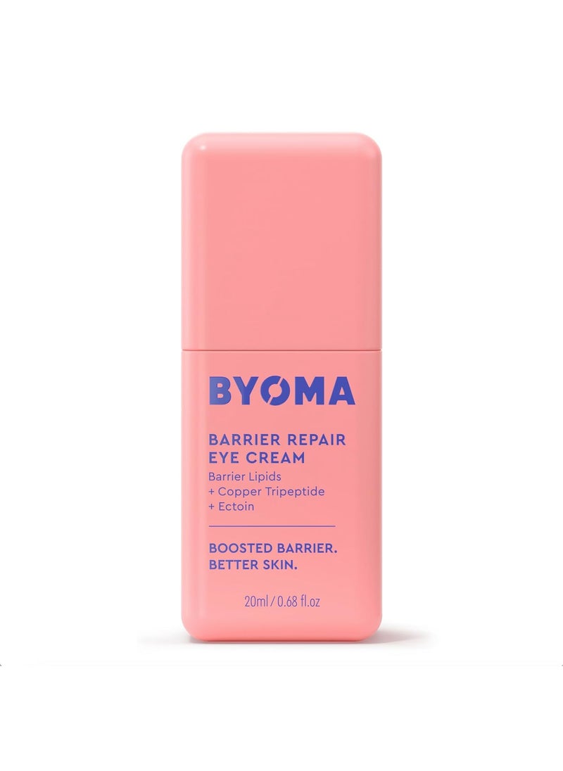 BYOMA Barrier Repair Eye Cream  Hydrating Eye Cream Increases Firmness  Elasticity  Strengthens Skin Barrier  67 floz