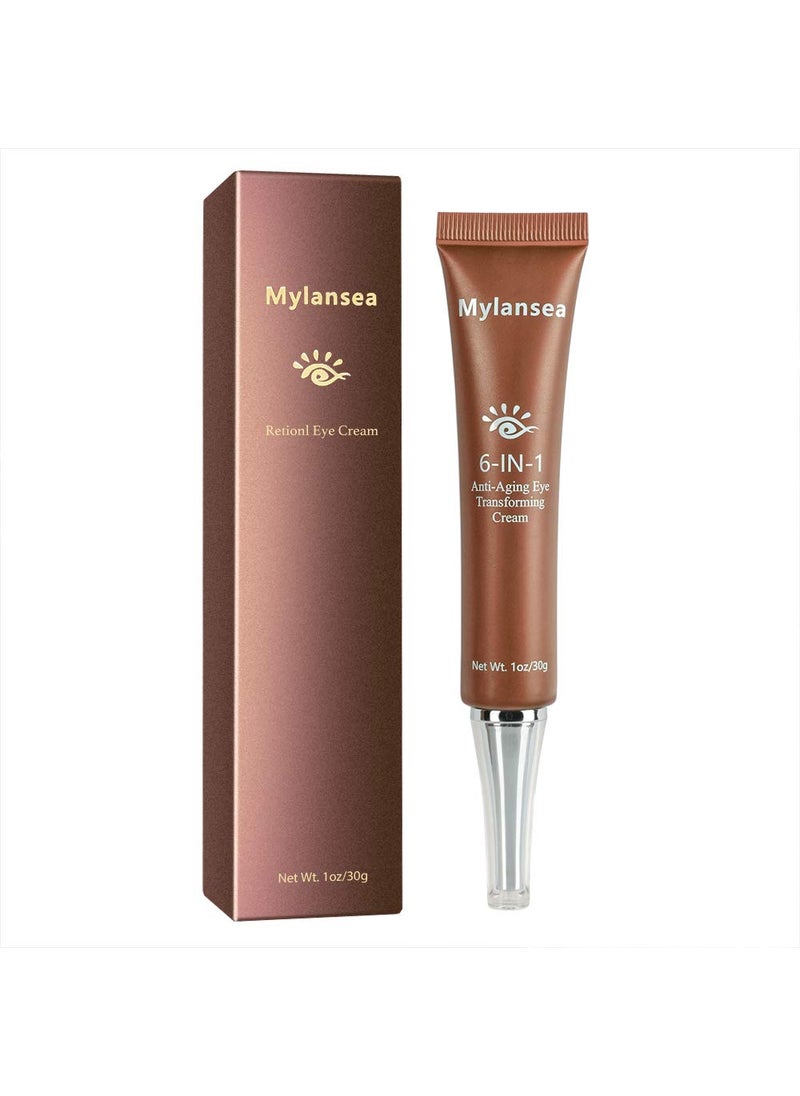 Anti Aging Eye Cream Retinol Eye Cream Contains Niacinamide and Hyaluronic Acid Reduces Wrinkles Puffiness Crows Feet and Dark Circles 1 Oz