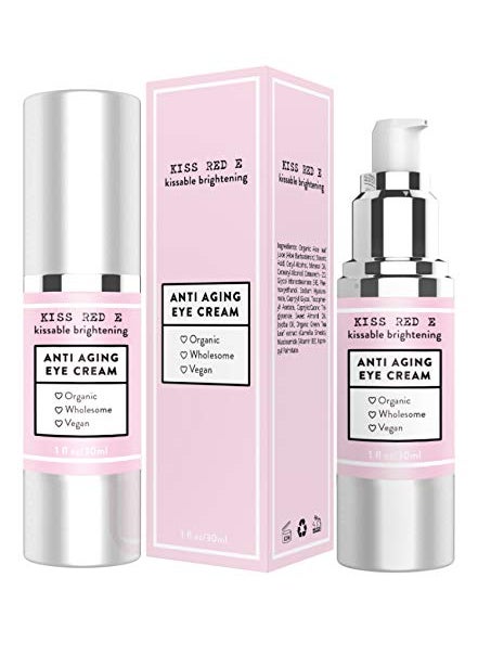 Anti Aging Eye Cream for Women Men Vegan Eye Cream for Dark Circles Puffiness Wrinkles 1 OZ 50 Days Supply