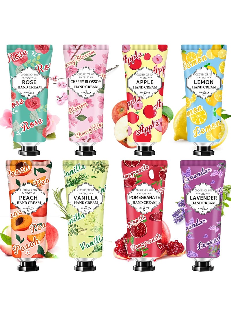 8 Pack Hand Cream Gift SetEaster Basket Stuffers for Teen GirlsMothers Day GiftsMini Travel Size Lotion for Teacher Appreciation Gifts Nurse GiftsHand Lotionfor Dry Cracked Hands Gifts for Mom