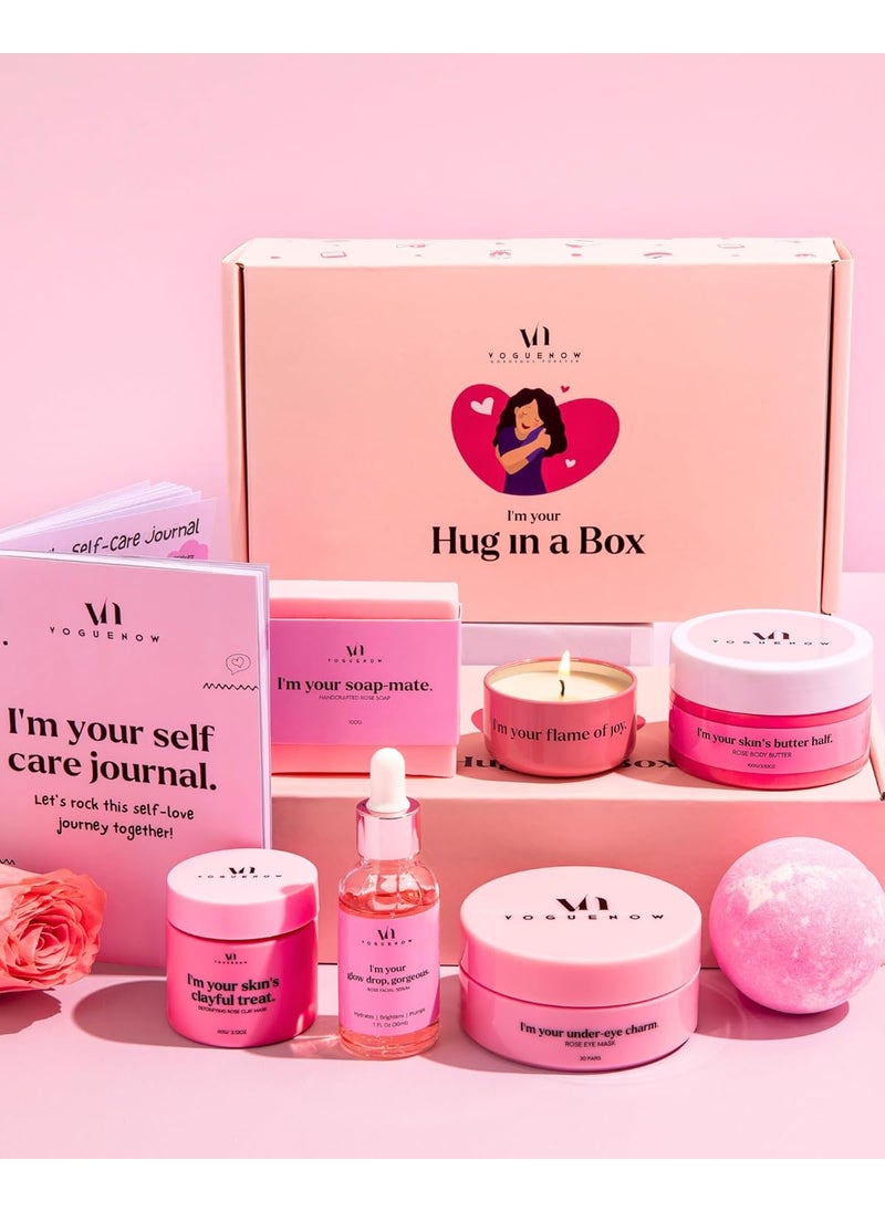 Spa Gifts for Women Premium Self Care Spa Kit With Bath Skin Care Sets  Self Care Items For Women  Ultimate Pampering Skin Care Set  Birthday Gifts Spa Gift Baskets for Women Pack of 8