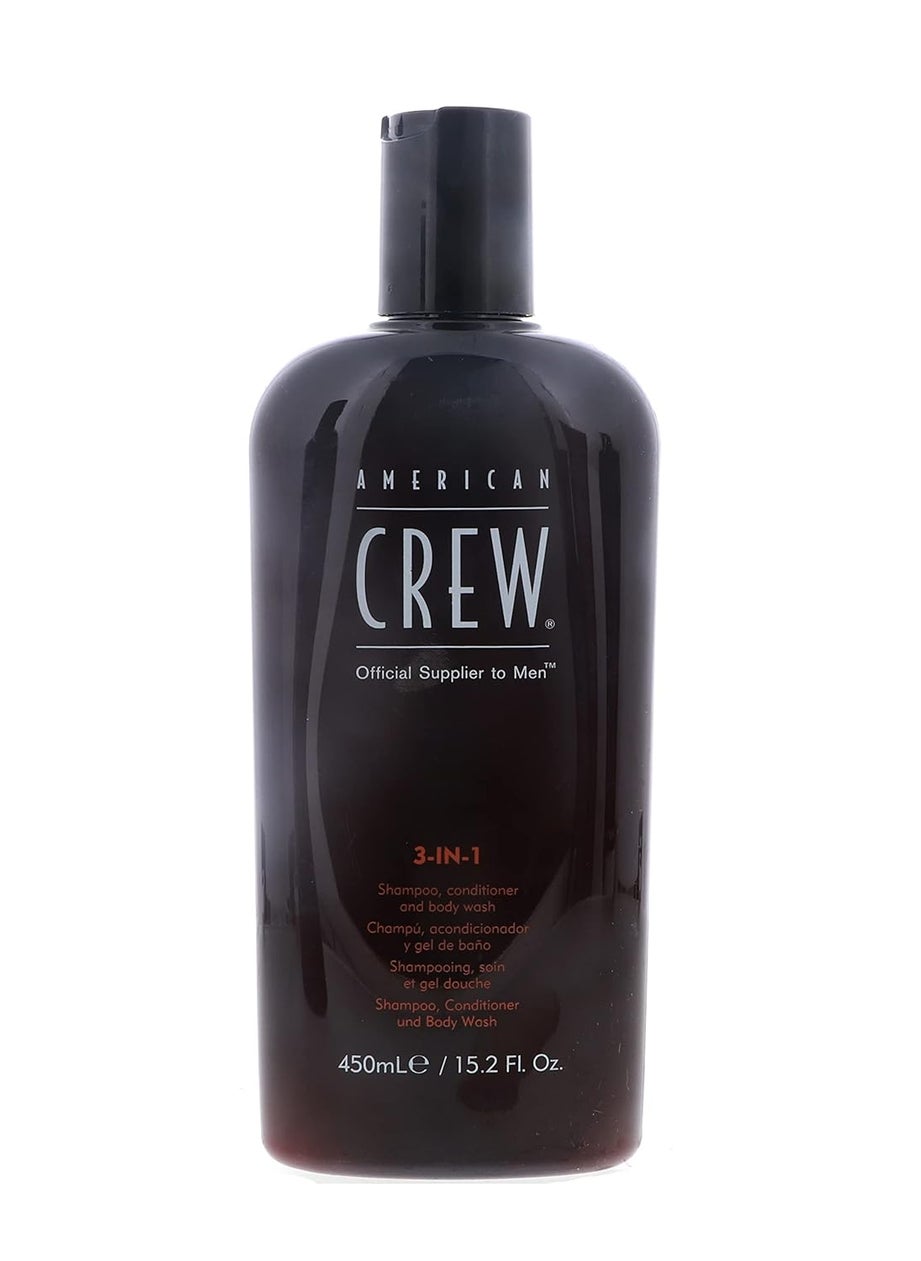American Crew Classic 3in1 Shampoo Conditioner  Body Wash 152 oz Pack of 3