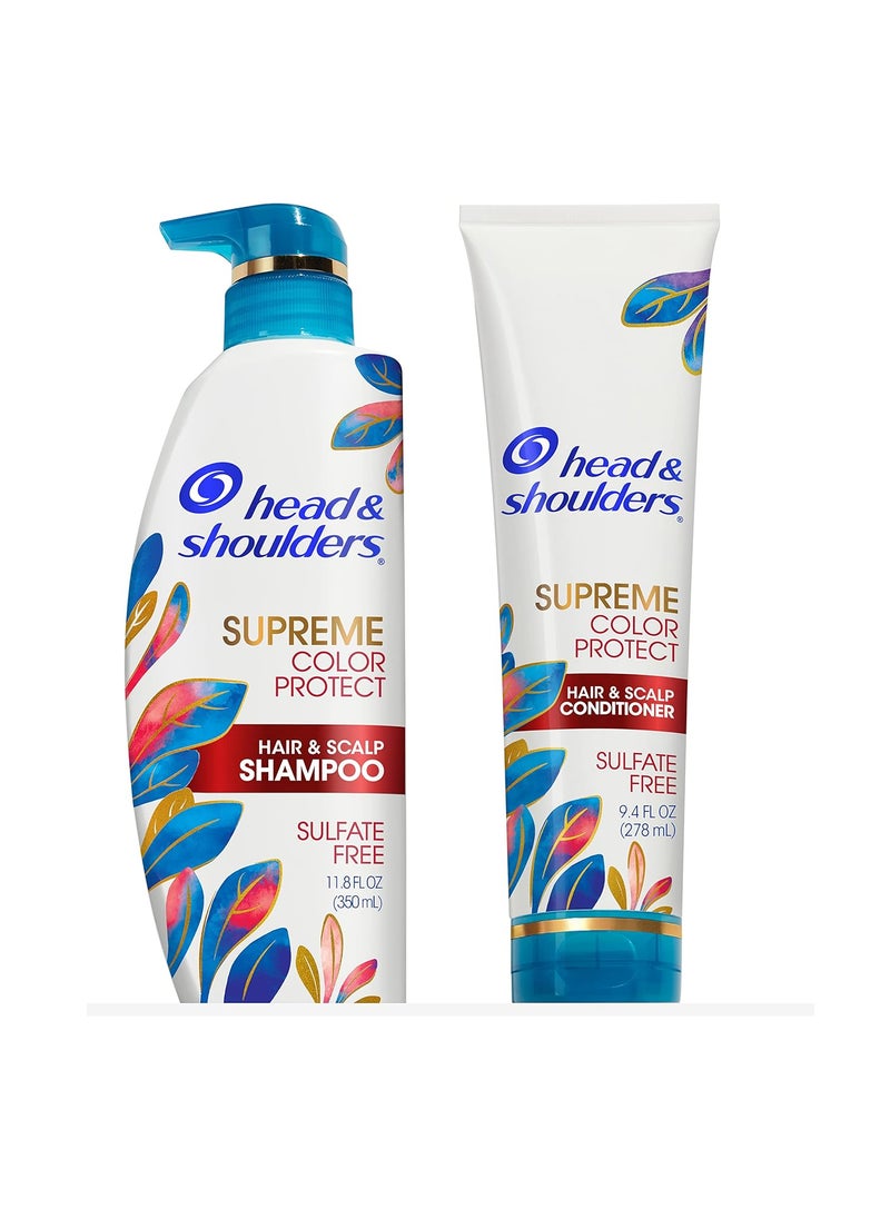 Head  Shoulders Dandruff Shampoo and Conditioner Supreme Color Protect with Argan Oil and Manuka Honey 118 Oz 94 Oz