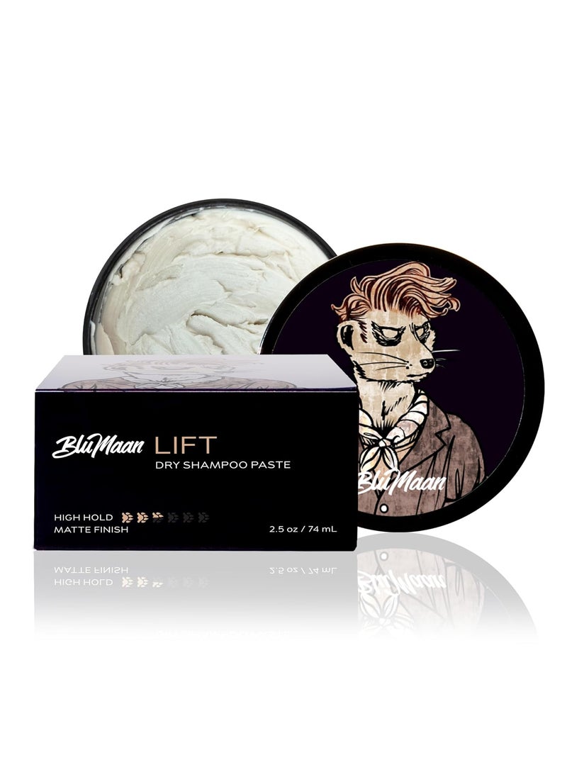 BluMaan Lift Dry Shampoo Paste  Cleanse and Revitalize SecondDay Hair  Volumizing Lift Texture Light Hold and Cleansing Hair Care Essential with Natural Ingredients  74 ml25 oz