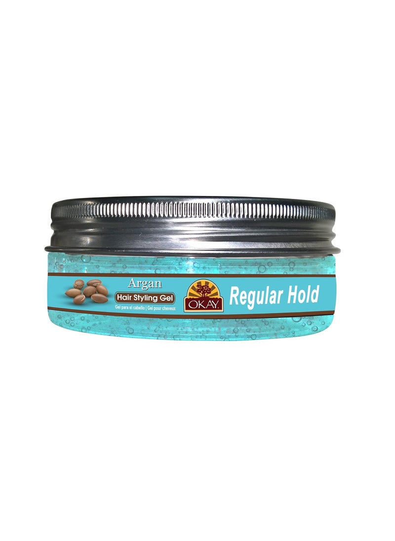 OKAYARGAN HAIR STYLING GEL REGULAR HOLD 5OZ