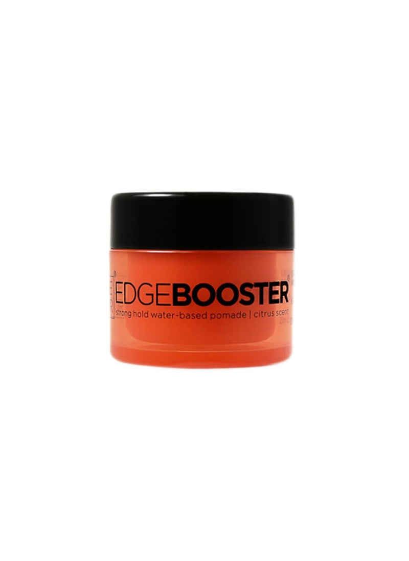 Style Factor EDGE BOOSTER Strong Hold Water Base Pomade Excellent for Taming Edges  Braiding Hair Citrus 085oz
