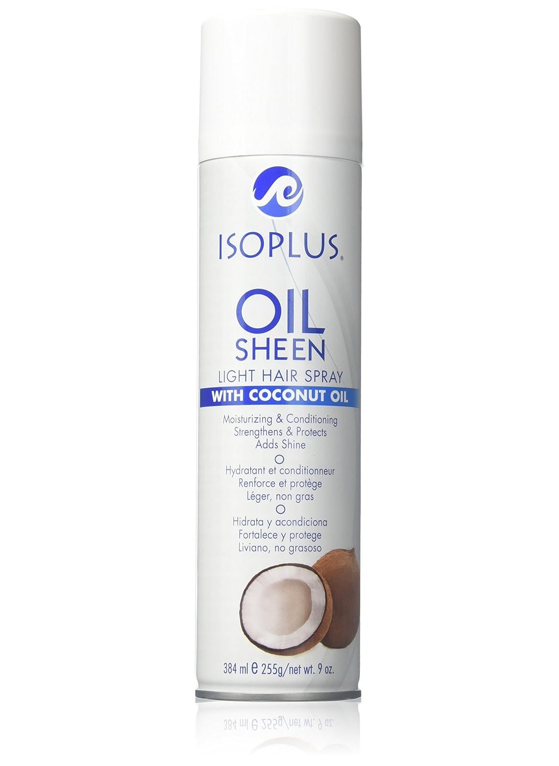 Isoplus Oil Sheen Light Spray Coconut Oil 9 Oz
