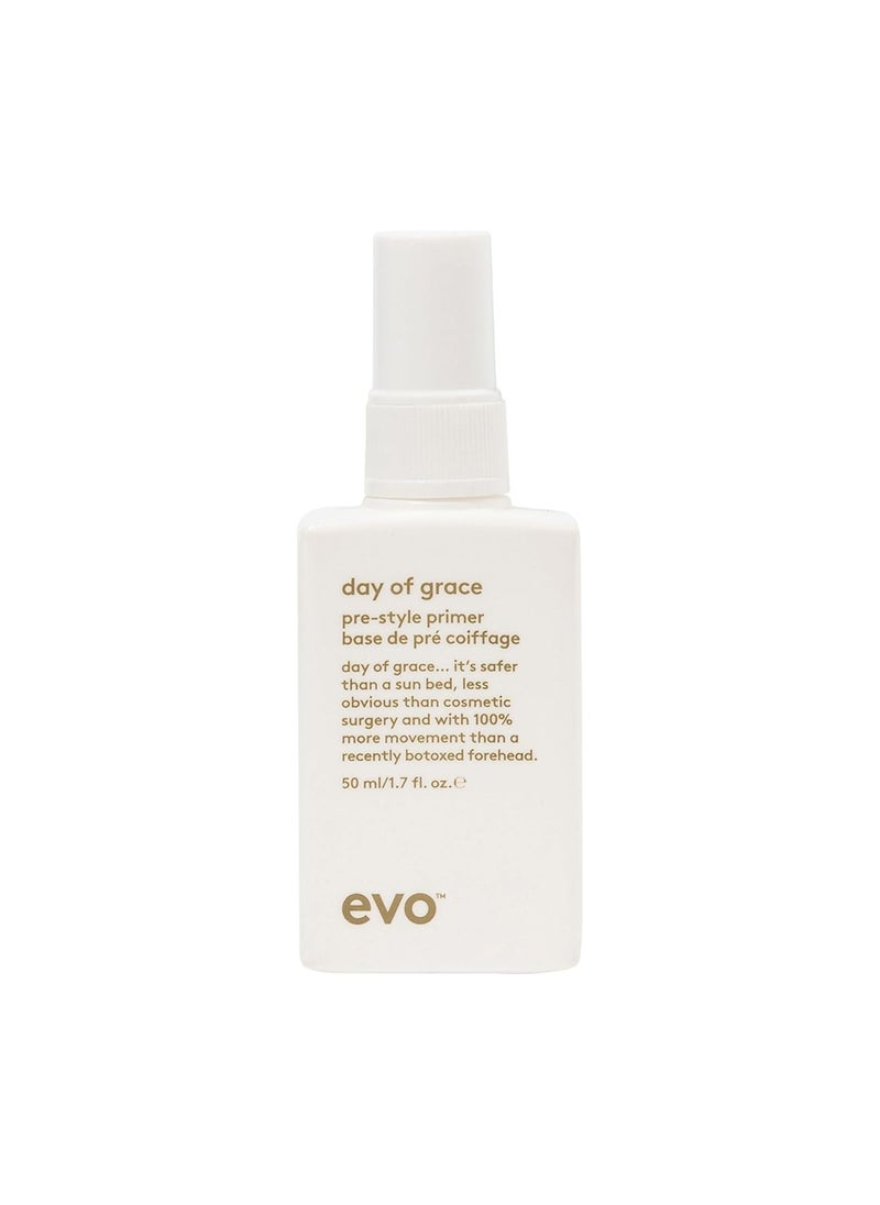 EVO Day of Grace PreStyle Primer  Leavein Heat Protectant Spray  Moisturizes Detangles  Smooths Hair