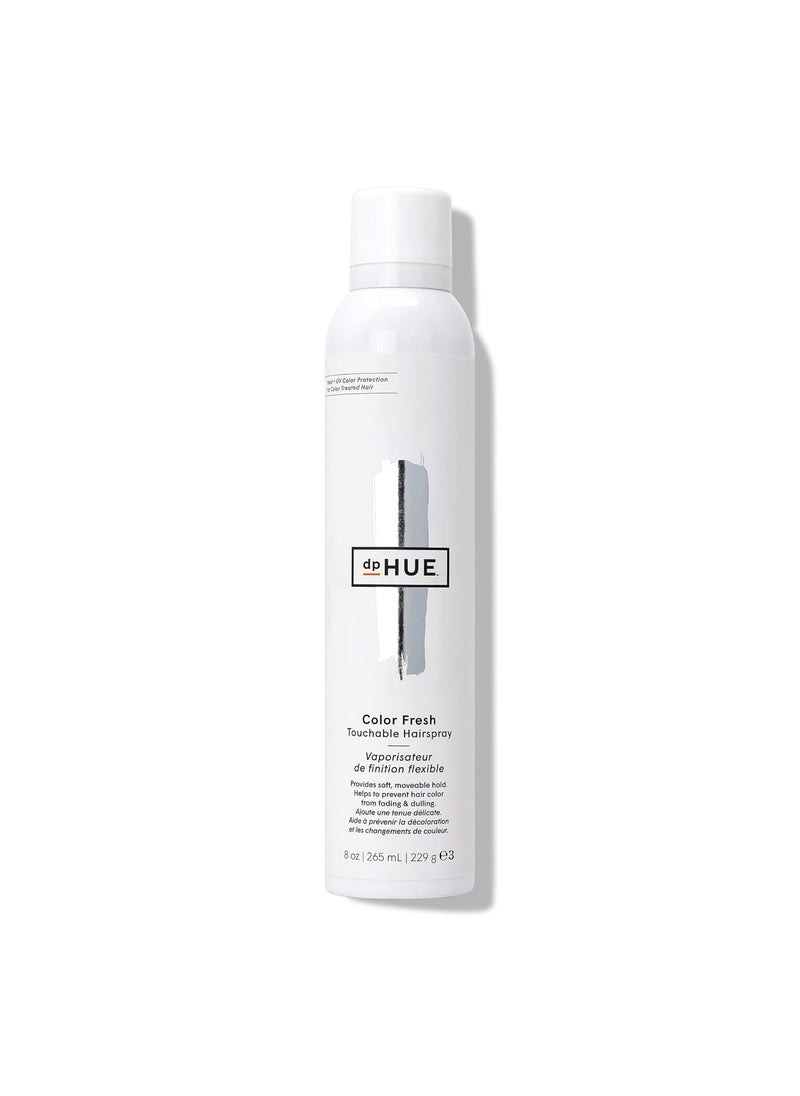 dpHUE Color Fresh Touchable Hairspray  8 oz  Provides Heat  Humidity Protection  Soft NonSticky Hold  Color Safe  For All Hair Types