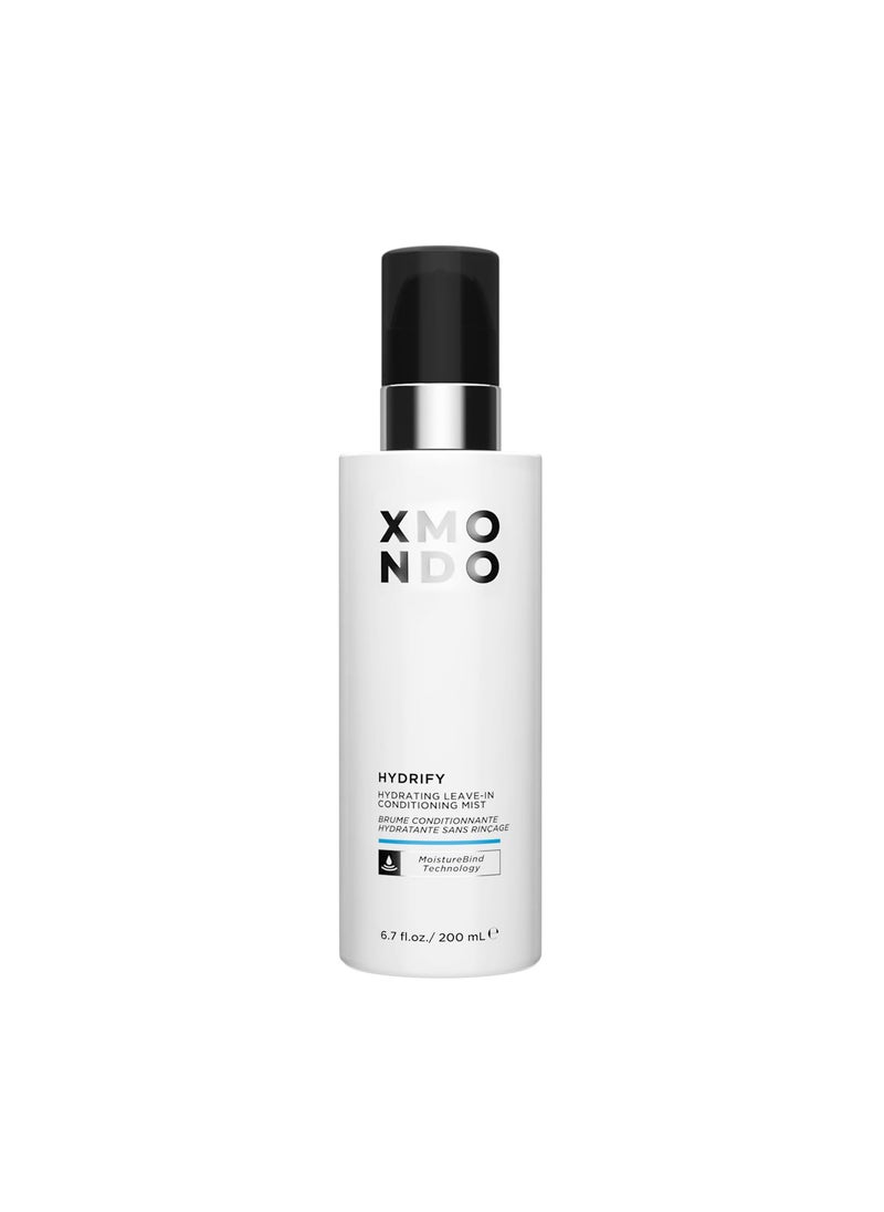 XMONDO Hair Hydrify Hydrating Leavein Conditioning Mist  MoistureBind Technology Restores Hydration  Eliminates Frizz Plant Based Extracts Revitalize Damaged Hair Vegan Formula 67 Fl Oz 1Pack