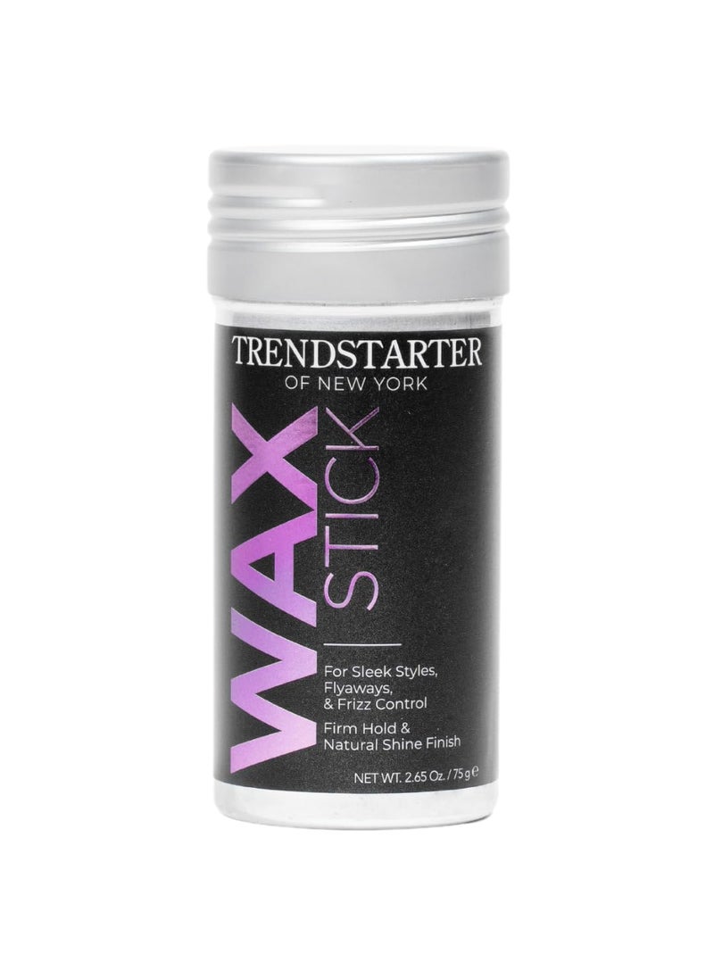 TRENDSTARTER  HAIR WAX STICK 75g  Frizz Control  Flyaway Control  Firm Hold  Natural Shine Finish for Slick Sleek Sophisticated Styles  Avocado Extract Infused  AllDay Hair Control