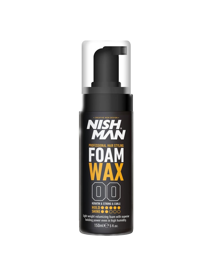 nishman Hair Styling Foam Wax