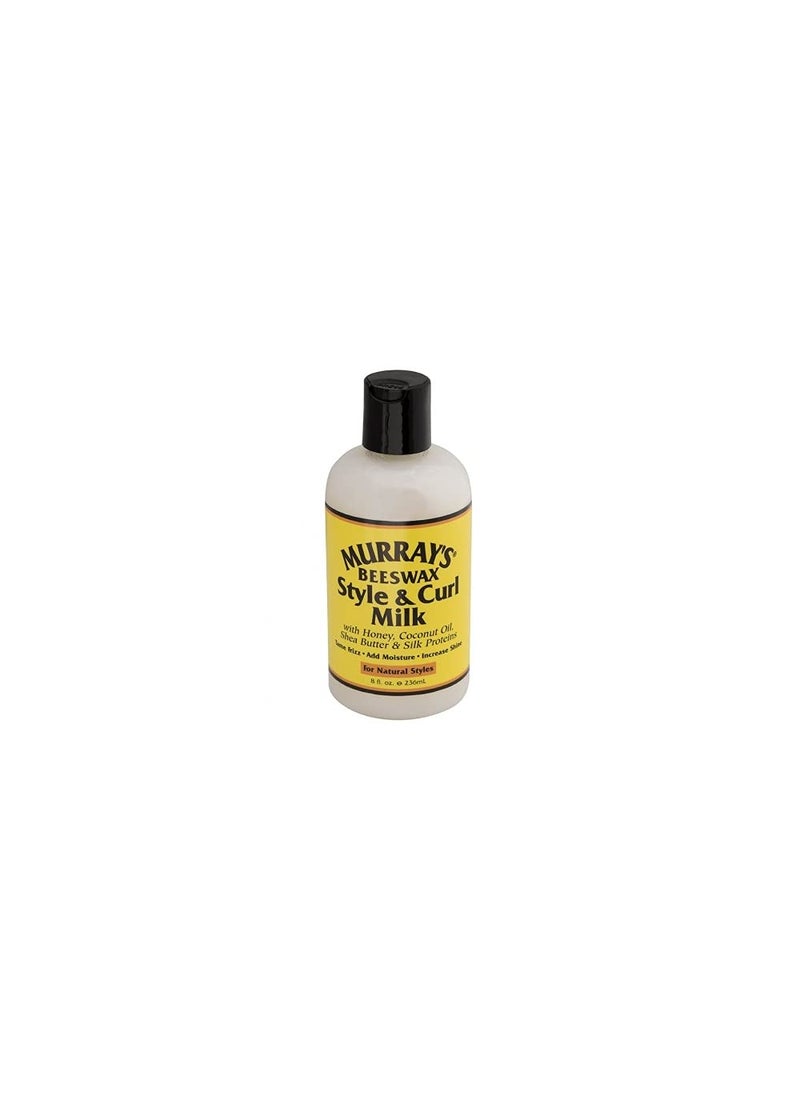 Murrays Beeswax StyleCurl Milk Ultra Rich Styling Cream 8 Oz