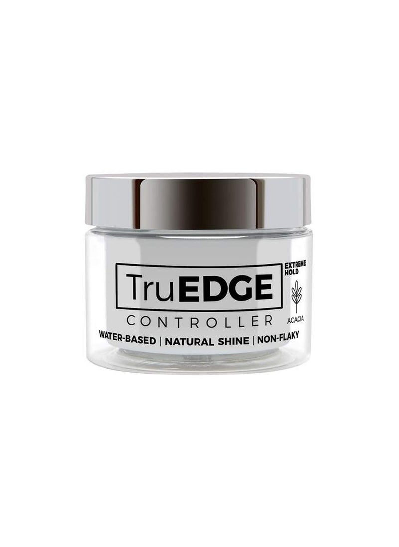 TruEDGE Controller Extreme Hold WaterBased Pomade  Ntaural Shine  NonFlaky Scented Edge Control  Perfect for HairBraiding Acacia