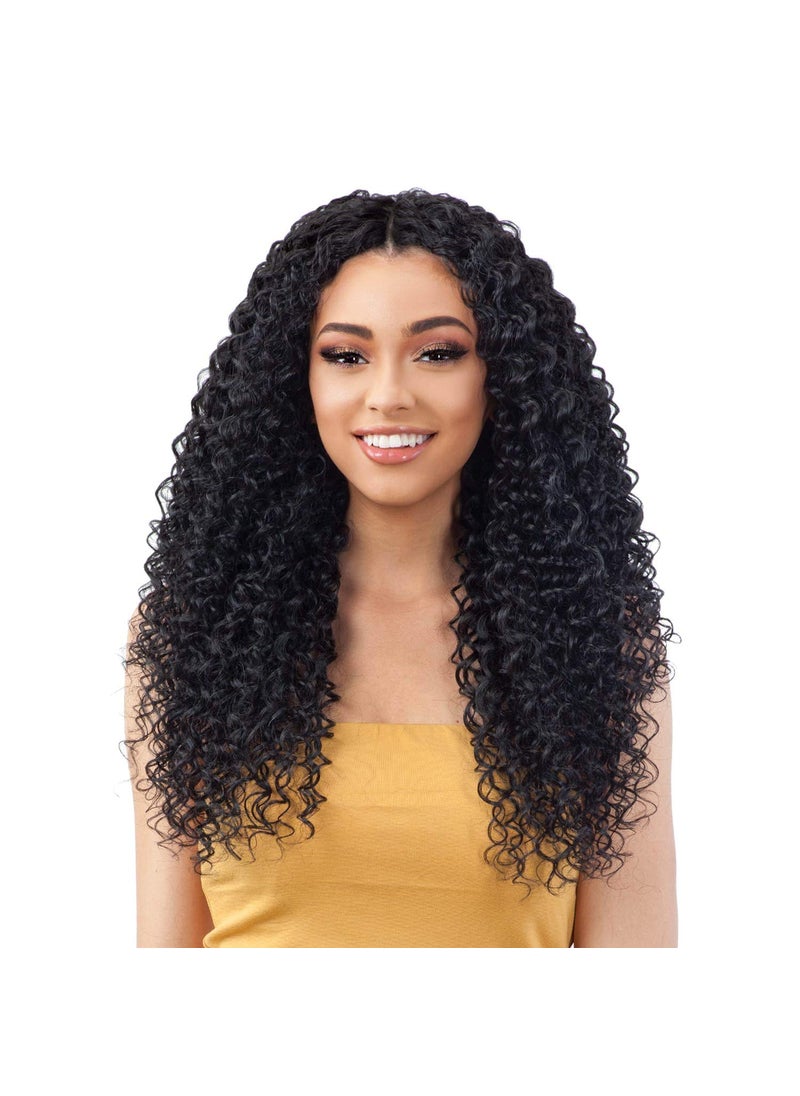 Organique Mastermix Weave  WATER CURL 24 1B Off Black