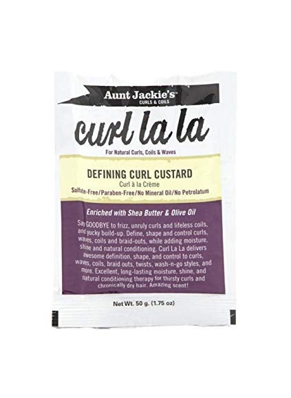 Aunt Jackies Curls  Coils Curl La La Defining Curl Custard Packette