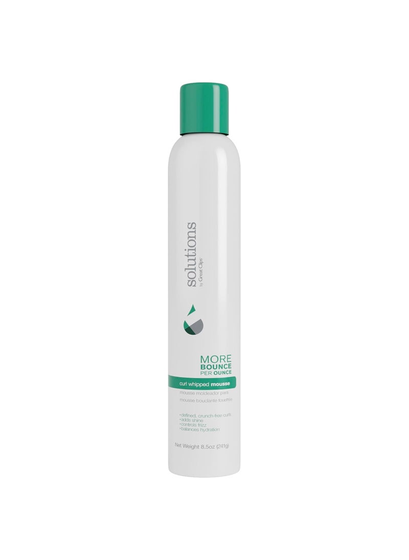 GREAT CLIPS Solutions Curl Whipped Mousse 85oz  Define  Enhance Curls  For Wavy to Curly Hair