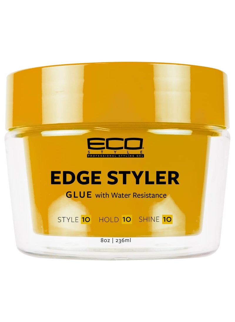 Eco Style Professional Styling Gel Edge Styler Glue With Water Resistance 8 Fl Oz Pack of 1