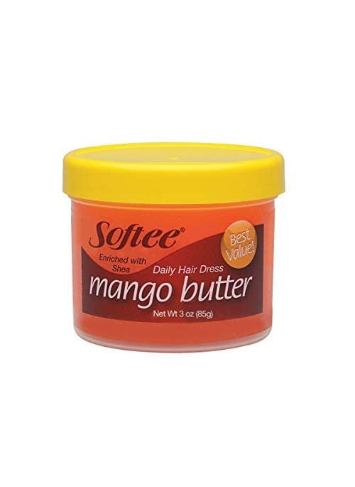 Softee Softee mango butter daily hair dress 3 ounce Orange 3 Ounce