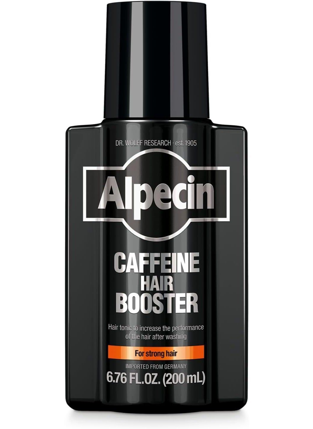 Alpecin Black Edition Caffeine Hair Booster Mens Hair Tonic for Thinning Hair 676 Fl Oz