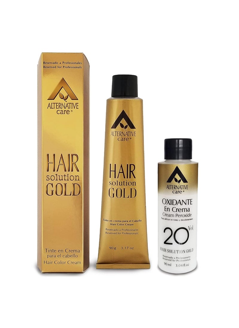 Ebony 16 Color Permanent Hair Dye with Peroxide Cream and Gloves  Hair Color for Every Type  Durable Hair Coloring by Alternative Care