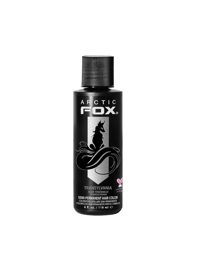 ARCTIC FOX Vegan and CrueltyFree SemiPermanent Hair Color Dye 4 Fl Oz TRANSYLVANIA