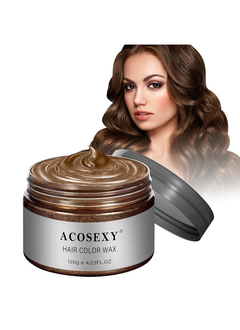 Brown Hair SprayTemporary Hair Color Wax DyeHair Spray Color TemporaryNatural Hair Coloring Wax Hair Color Dye for ChiristmasCosplayPartyMasquerade Halloweenetc Brown 1 Pack