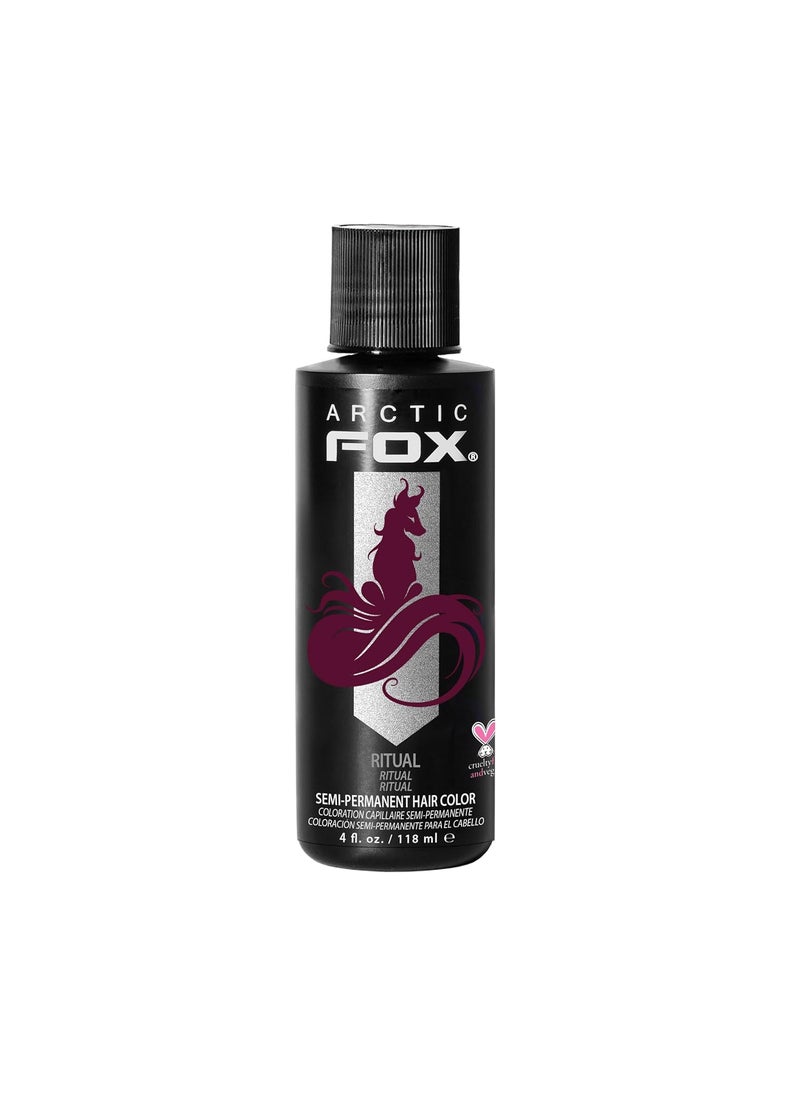 ARCTIC FOX Vegan and CrueltyFree SemiPermanent Hair Color Dye 4 Fl Oz RITUAL