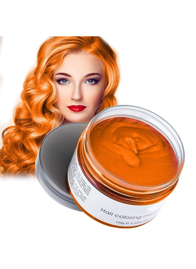 Orange Hair SprayHair DyeOrange Hair Spray Color TemporaryHair Color Spray WaxHair Wax Colors Ash for CosplayPartyMasquerade Halloweenetc Orange 1 Pack