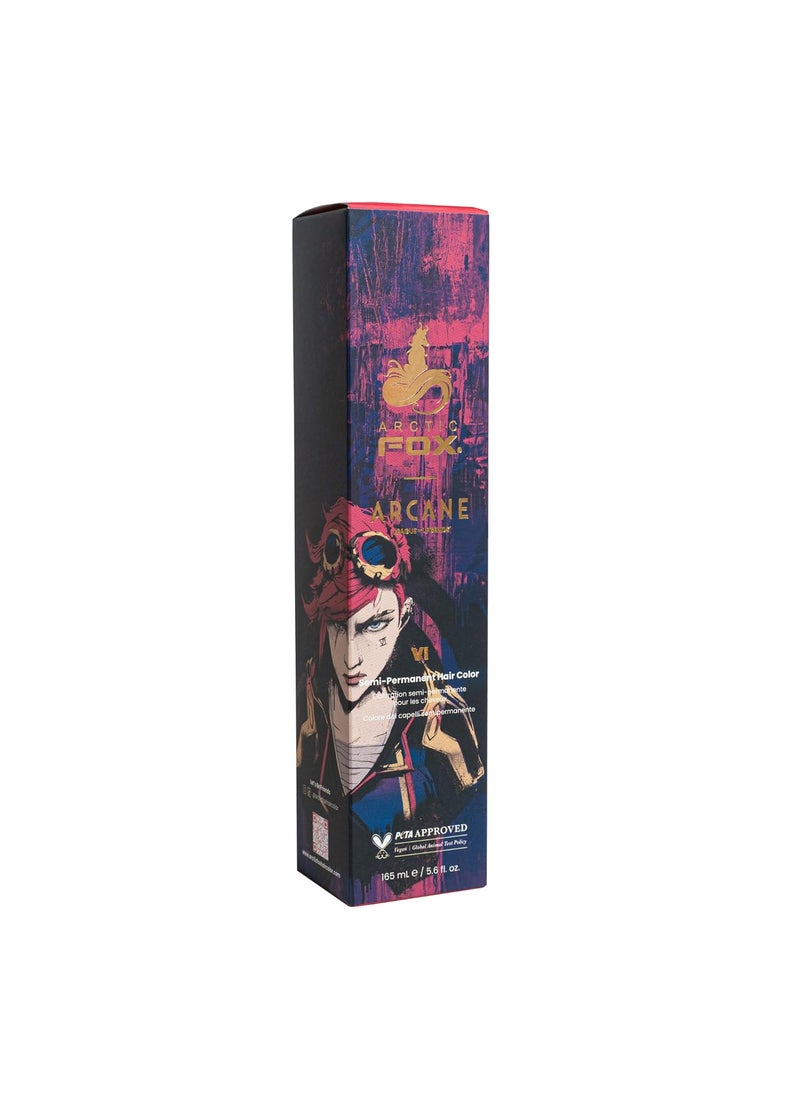 Arctic Fox x Arcane League of Legends Vegan and Cruelty Free Semi Permanent Hair Color Dye 56 Fl Oz VI
