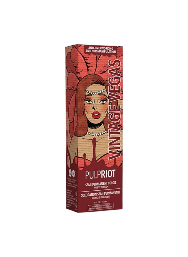 Pulp Riot  Vintage Vegas  Rusted Red SemiPermanent Color 4 fl oz