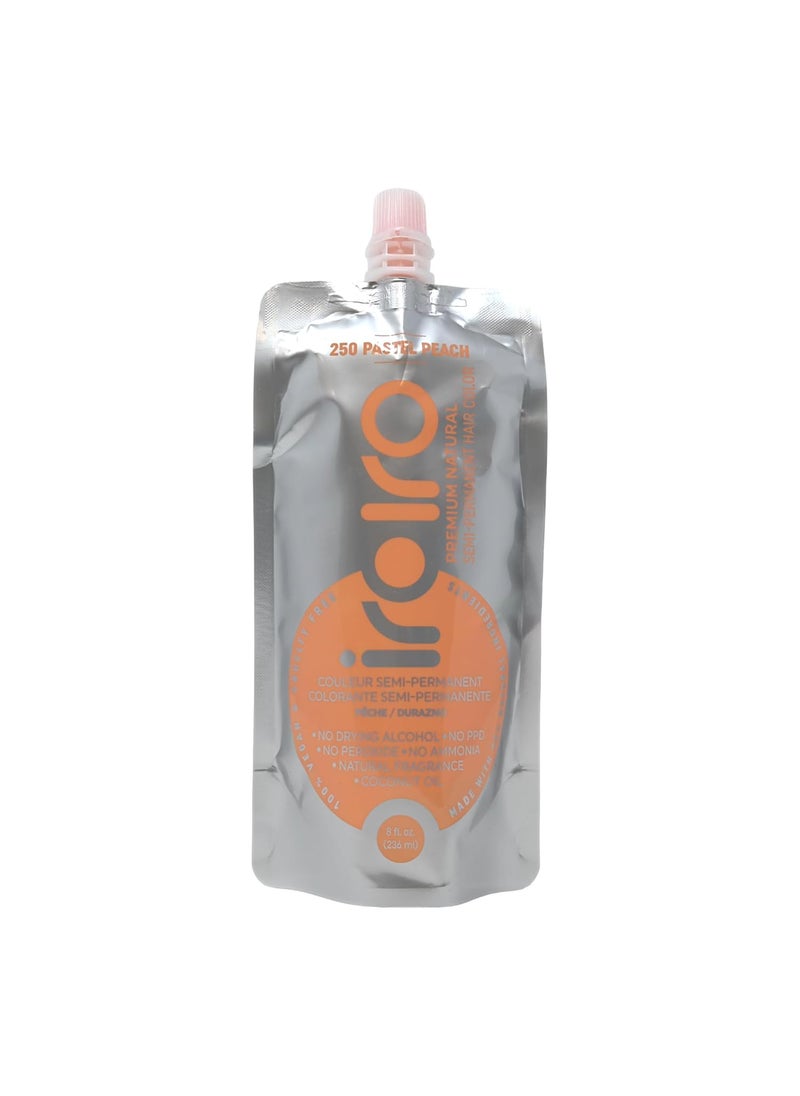 IROIRO Premium Natural SemiPermanent Hair Color 250 Pastel Peach 8oz