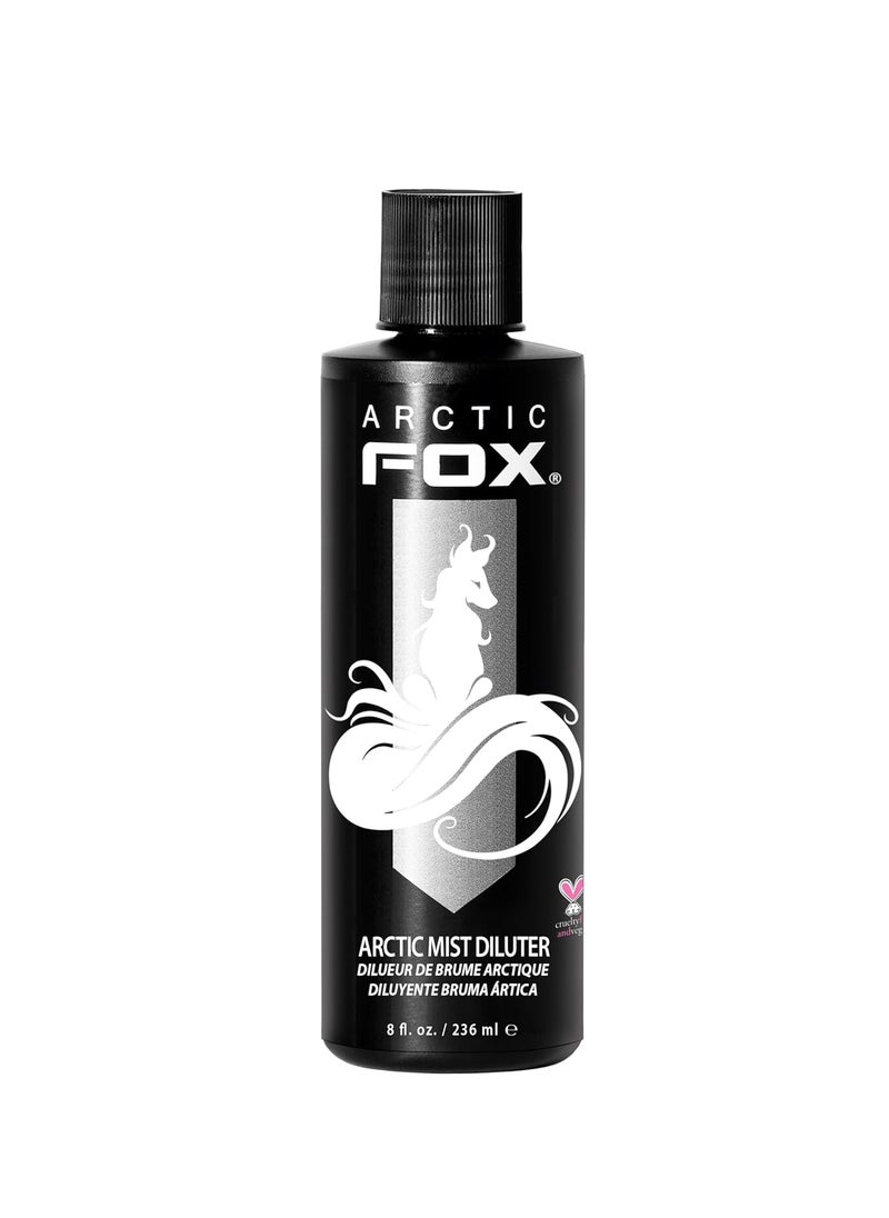 ARCTIC FOX Vegan and CrueltyFree SemiPermanent Hair Color Dye 8 Fl Oz ARCTIC MIST DILUTER