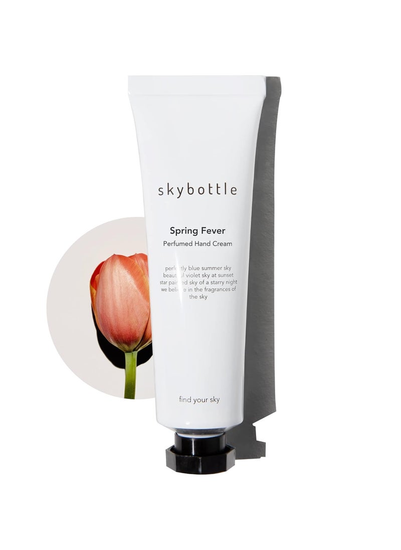 skybottle Hand Cream Nourishes Very Dry Hands Korean Hand Lotion Hand Care for Women  Men Perfumed with Tulip Lemon Floral Scent with Shea Butter Girls Valentine Gift 17 Fl Oz