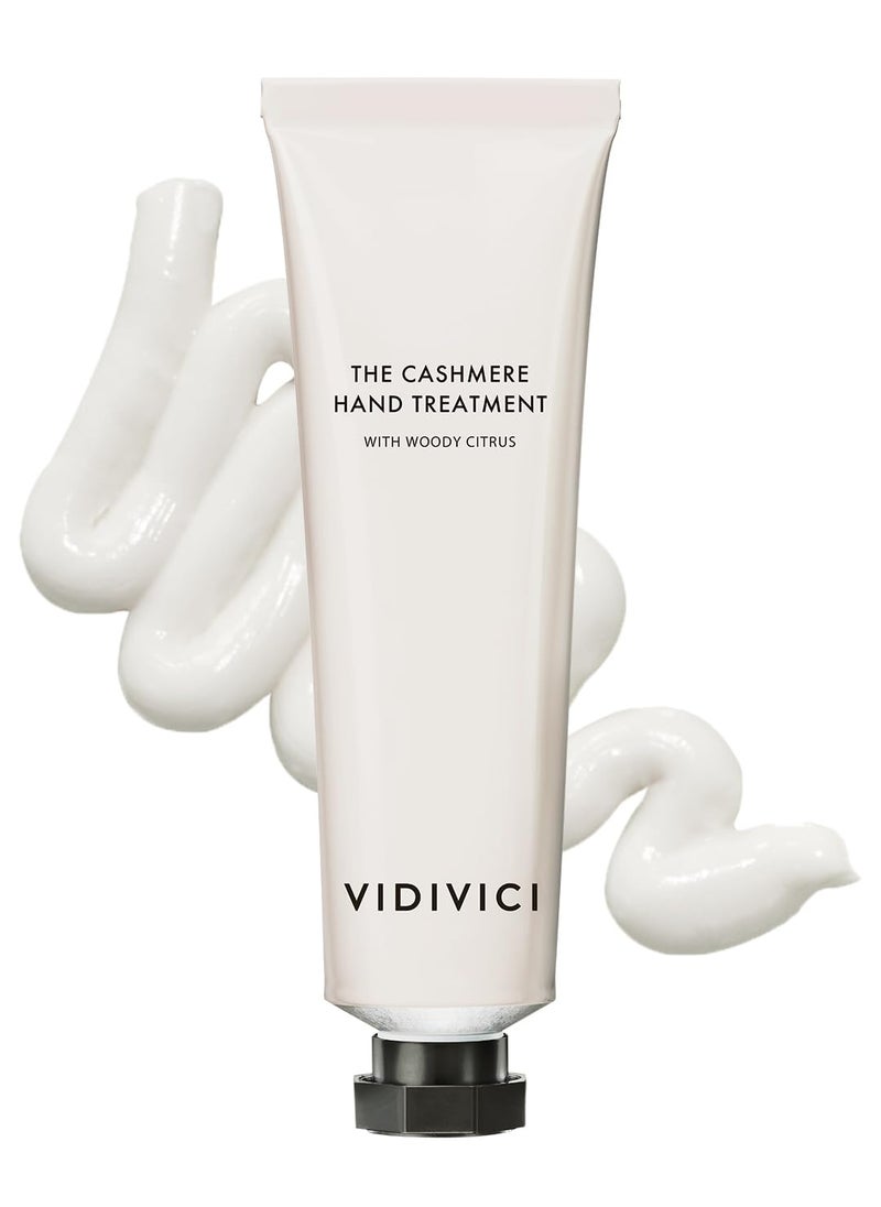 VIDIVICI The Cashmere Hand Treatment Woody Citrus  Hand Cream Enriched with Shea Butter for Deep Hydration  Citrus Bergamot and Woody Scent  Scented Hand Butter for Dry  Cracked Hands 169oz