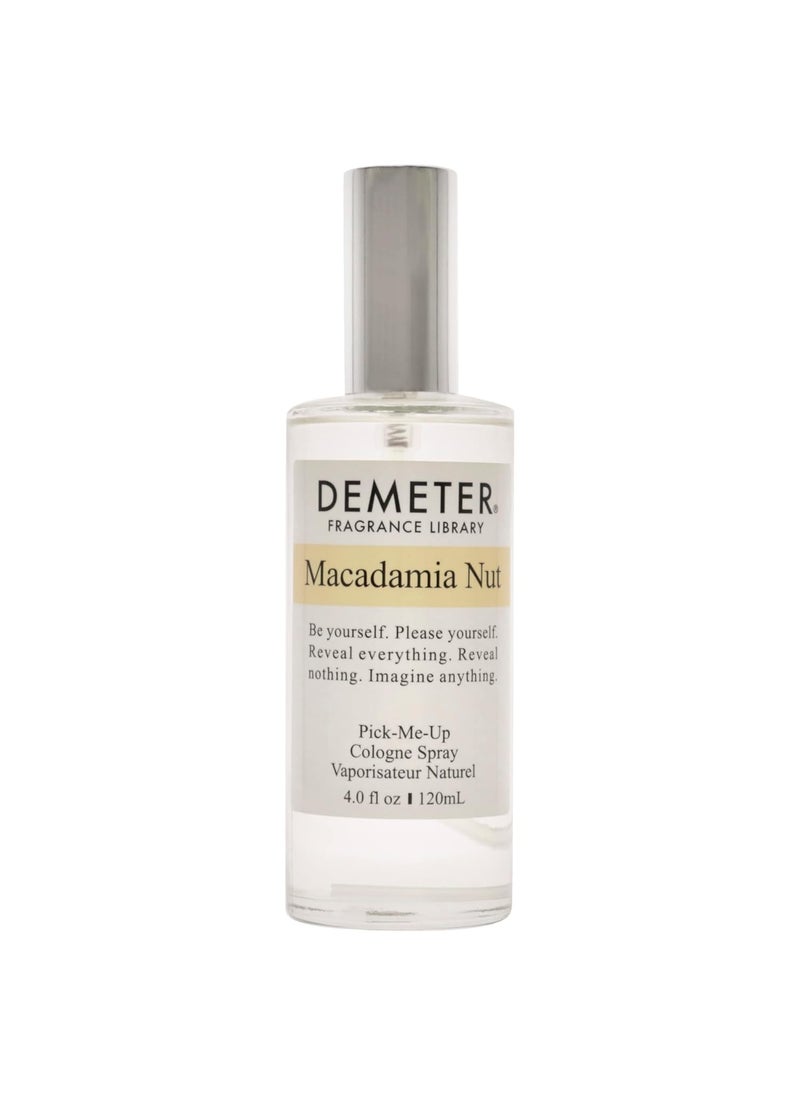 Demeter Cologne Spray for Women Macadamia Nut 4 Ounce