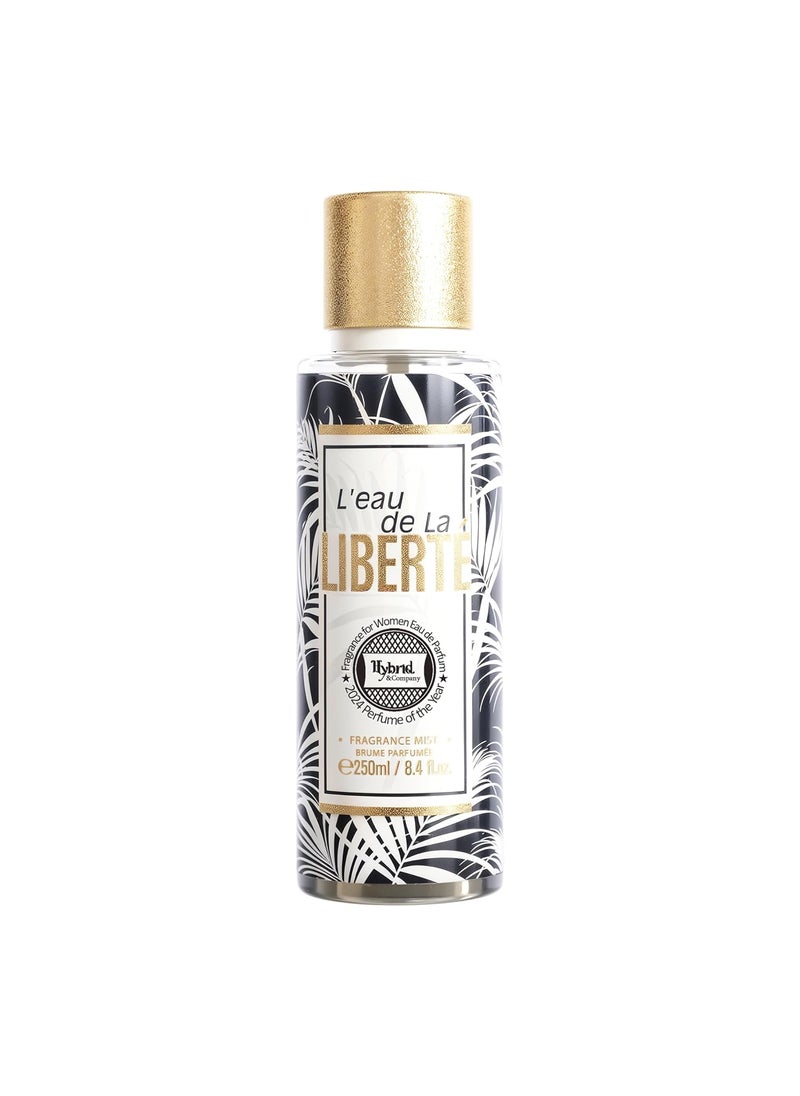Hybrid  Company Women Leau De La Liberte Body Fragrance Mist Brume Parfumee 250Ml